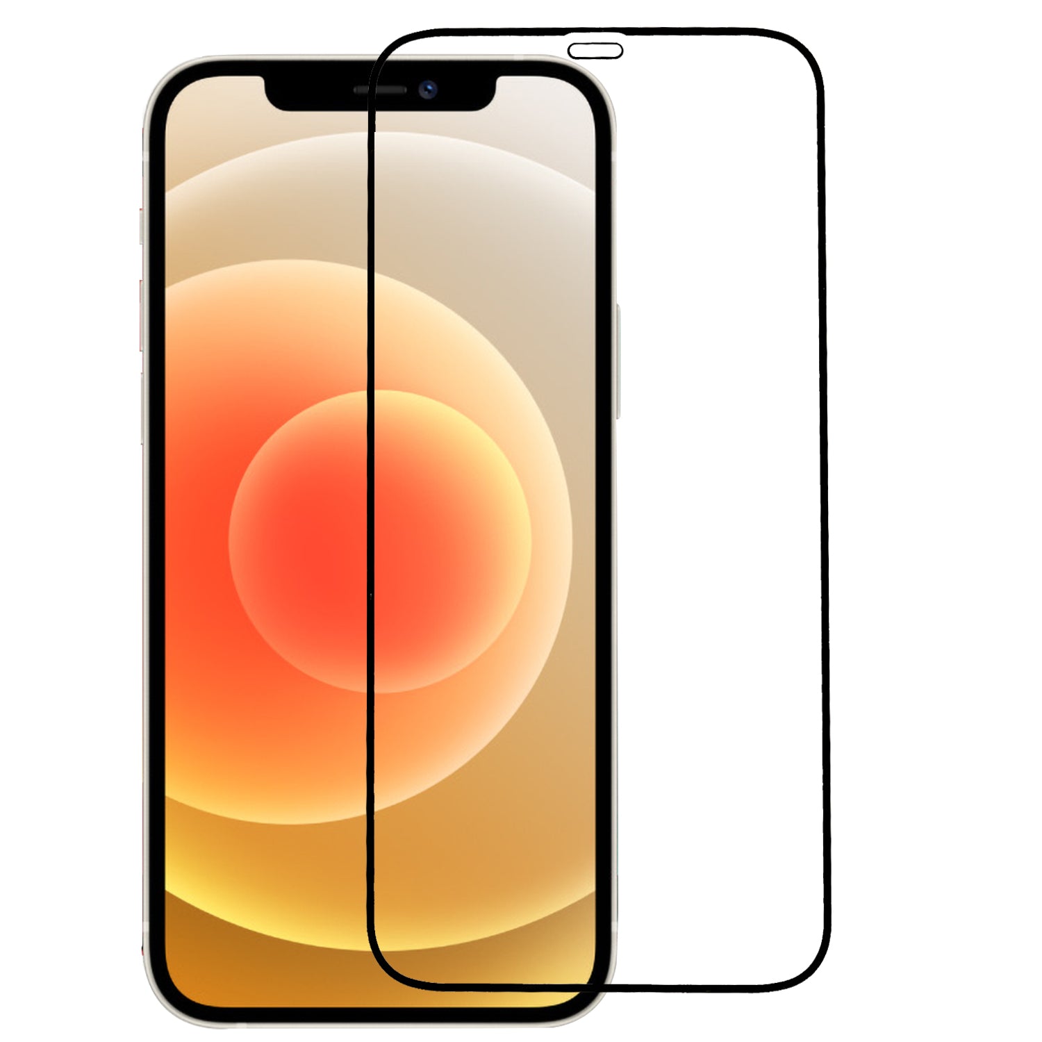 RURIHAI For iPhone 12/12 Pro 6.1 inch Full Screen Protector 0.1mm Clear 2.5D Explosion-proof AGC Glass Film RURIHAI For iPhone 12/12 Pro 6.1 inch Full Screen Protector 0.1mm Clear 2.5D Explosion-proof AGC Glass Film